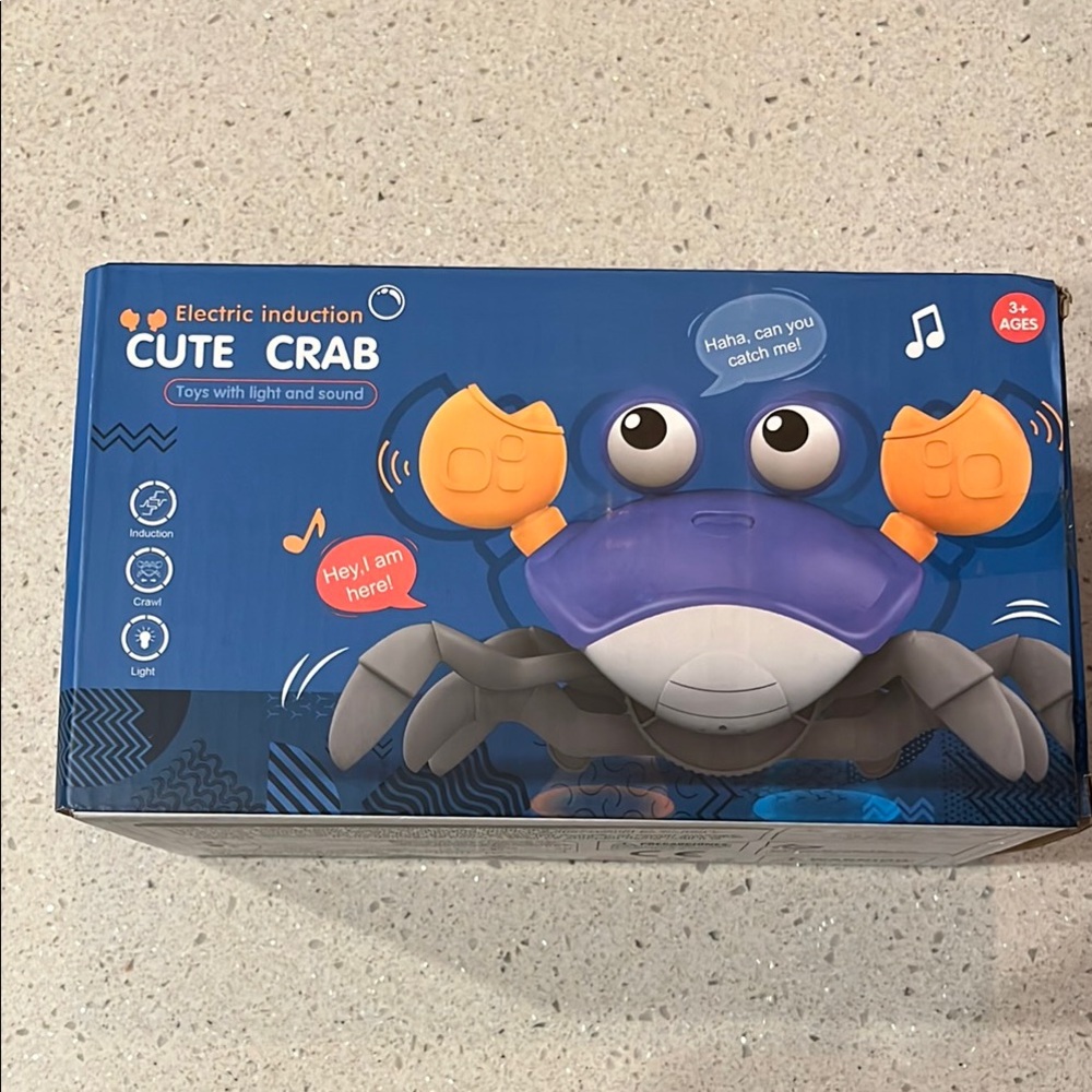 Electric Induction Cute Crab Toy